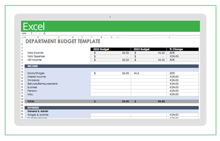 Budget planner français pour gérer son budget –