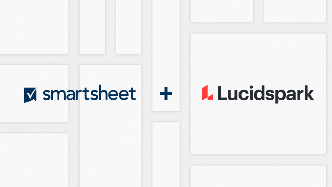 Smartsheet and Lucidspark logos