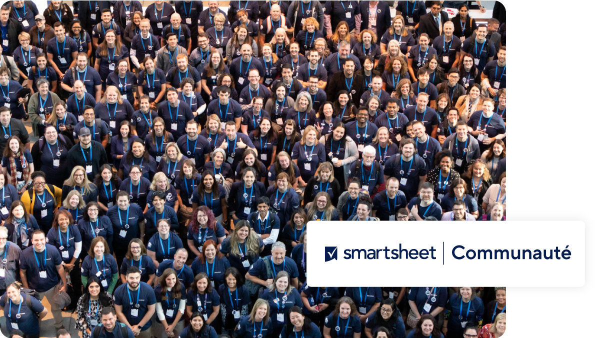 communauté Smartsheet de la plateforme