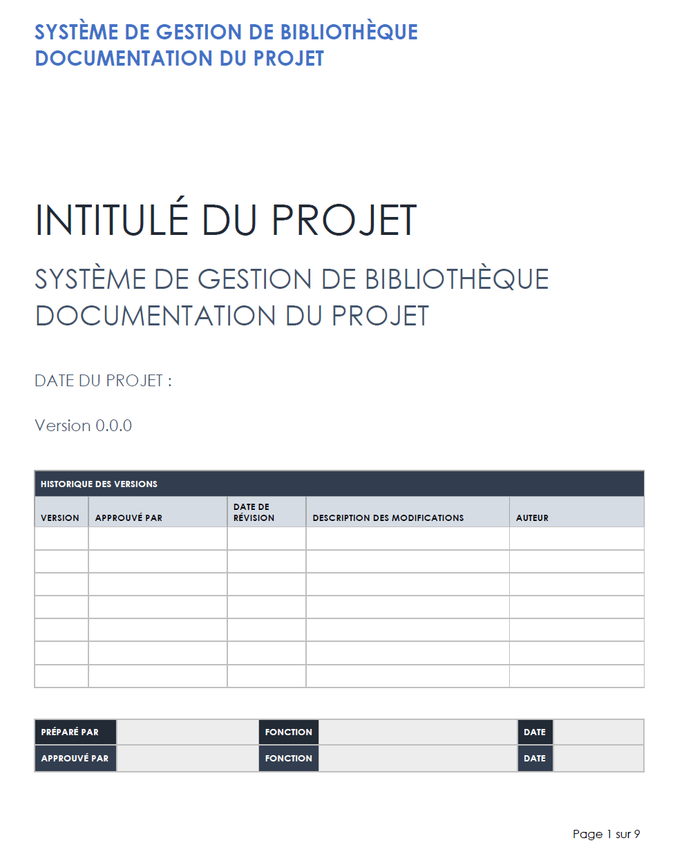Documentation du projet du système de gestion de bibliothèque