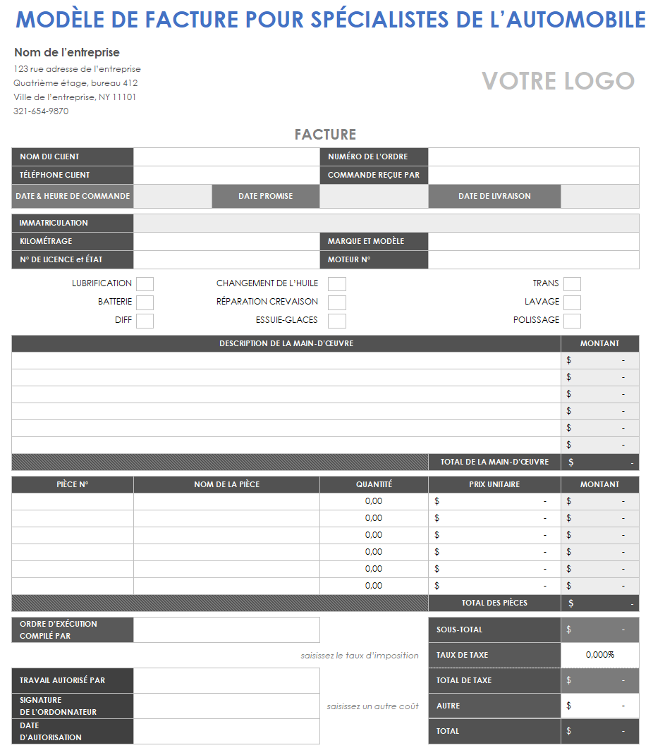 Facture automatique