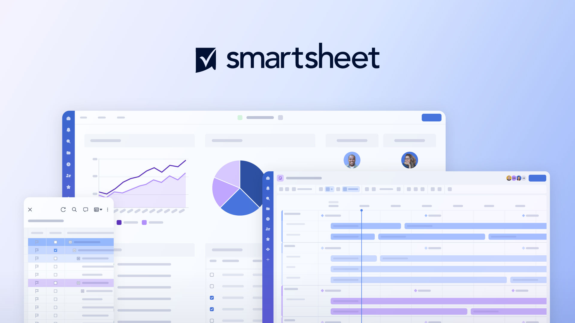 Smartsheet views UI