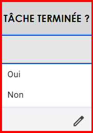 Créer une liste de contrôle de projet dans Google Sheets Tâche terminée