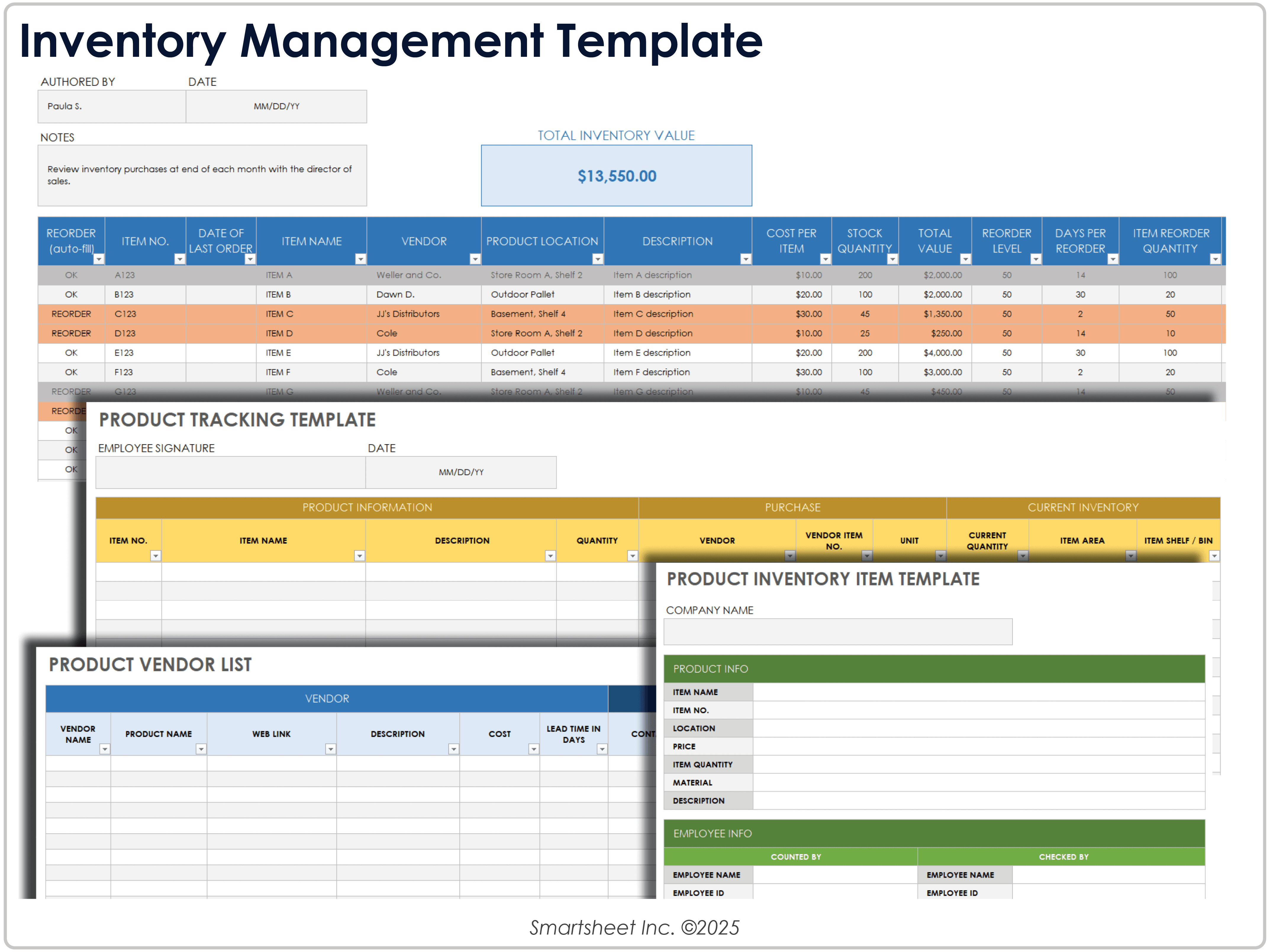 Modèle de gestion des stocks 8781