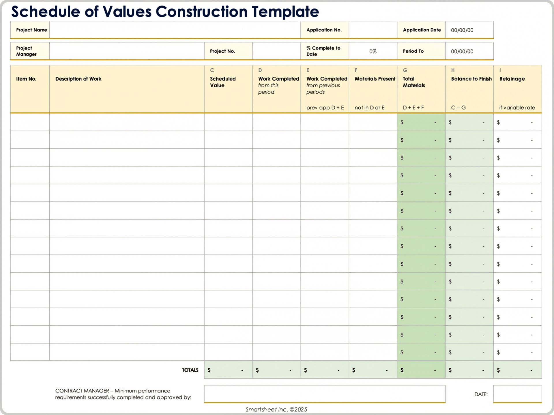 Modèle de liste de valeurs pour la construction 10669