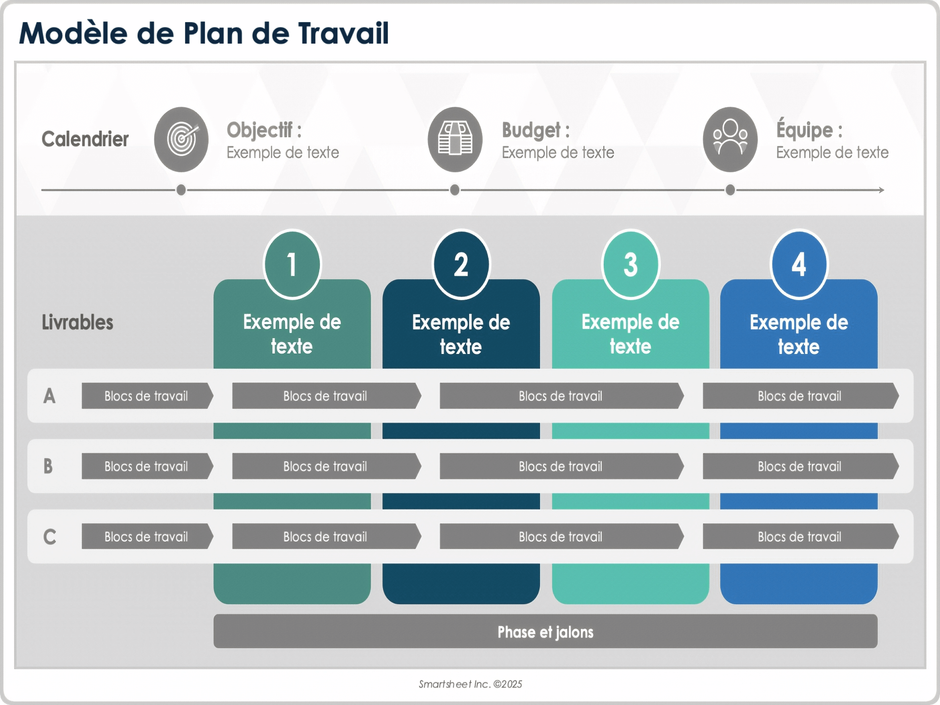 Modèle de plan de travail