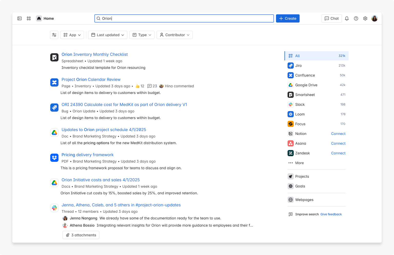 Atlassian Rovo integration with Smartsheet