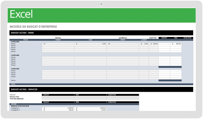 Planificateur de budget imprimable, planificateur financier