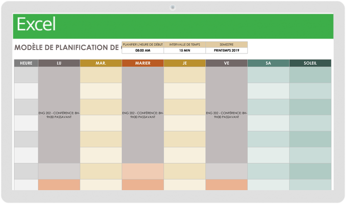 28 Feuilles De Travail Gratuites Pour La Gestion Du Temps Smartsheet 6135