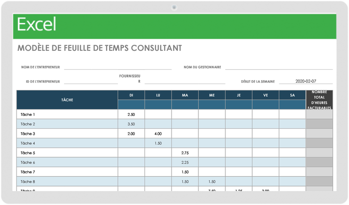 Tableau de planification mensuelle combinée 3 en 1