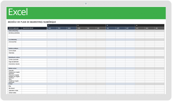 Plan de marketing numérique