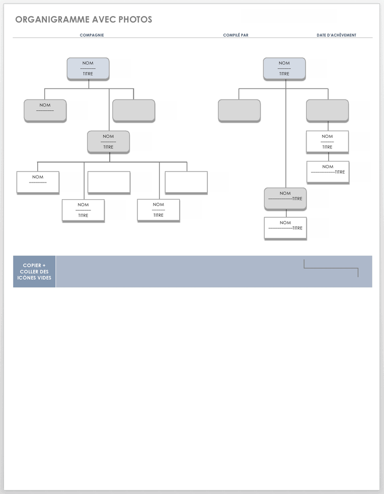 Modèles d’organigrammes gratuits pour Word | Smartsheet