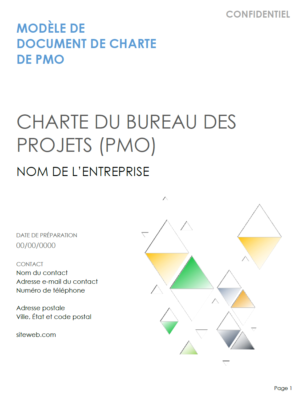  Modèle de document de charte PMO