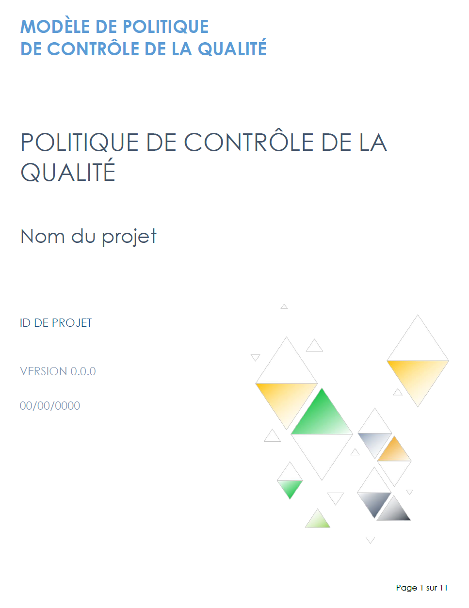 Politique de contrôle qualité