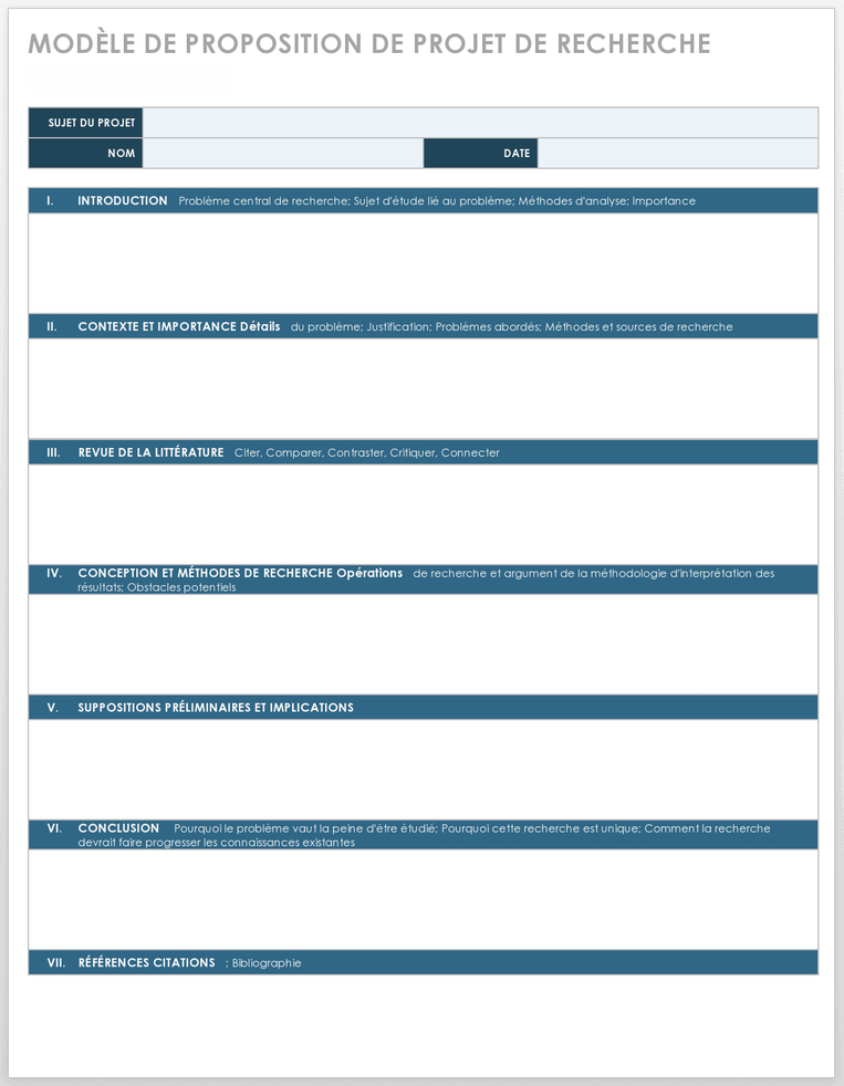 17 modèles gratuits de proposition de projet + conseils  Smartsheet