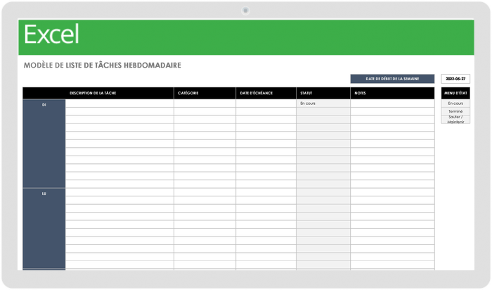 Nvcoonll Tableau de Planification pour Les, Tableau de liste de contrôle  des tâches - Tableau de Planification réutilisable pour pour la Maison,avec