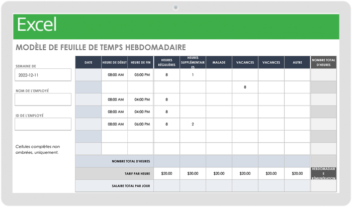 Modèles de calendrier vierges gratuits - Smartsheet