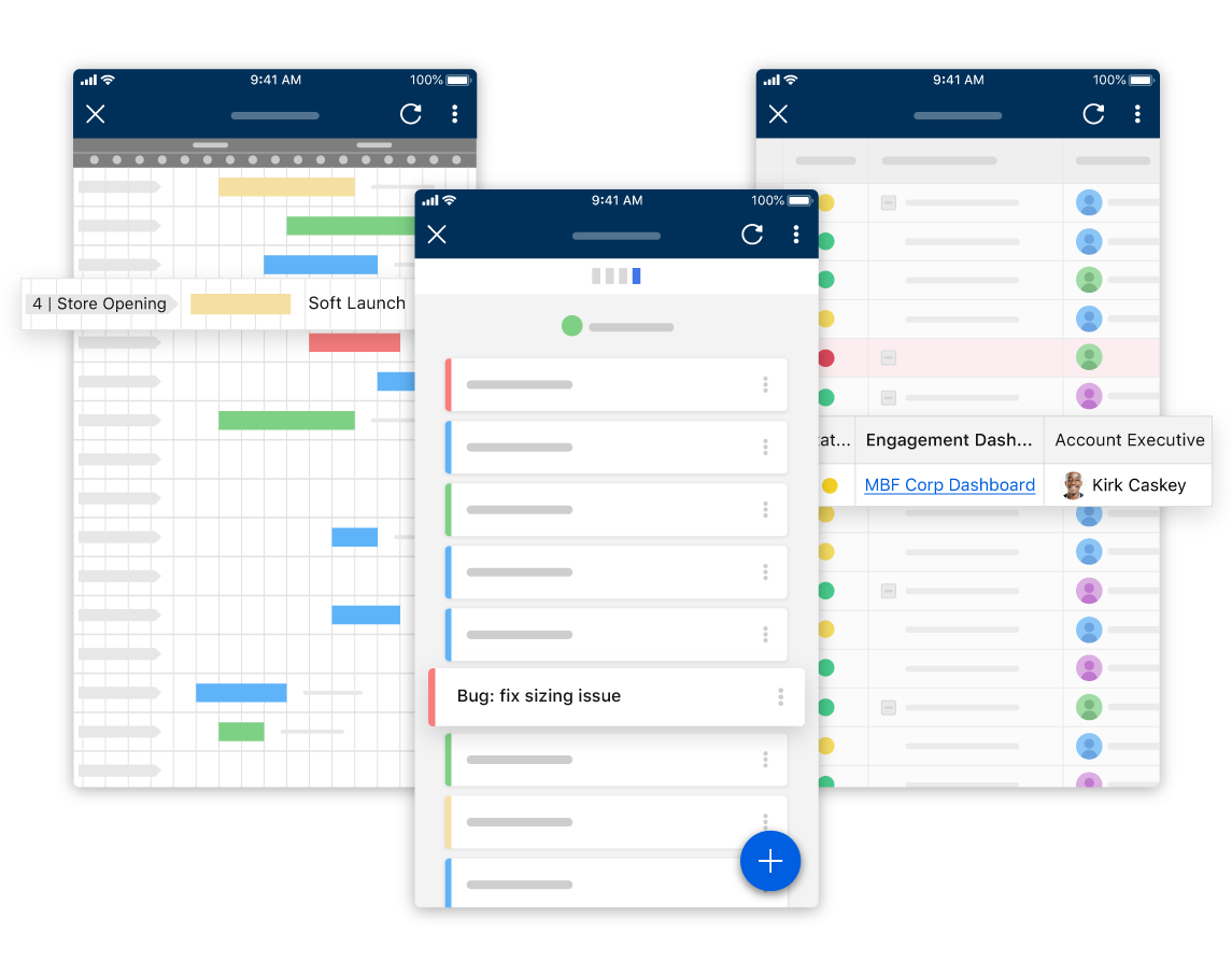 Smartsheet mobile app