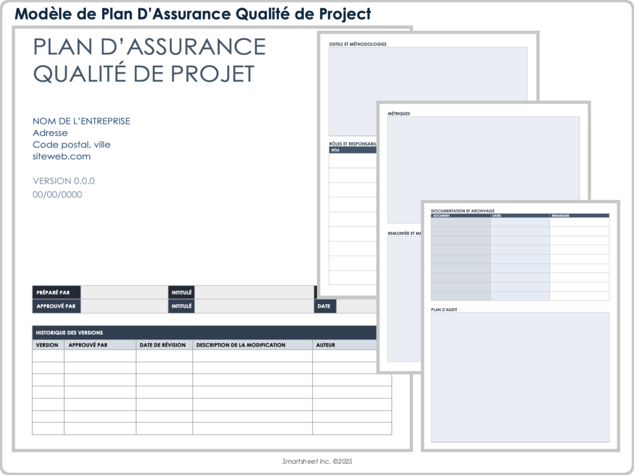 Modèles gratuits d’assurance qualité | Smartsheet