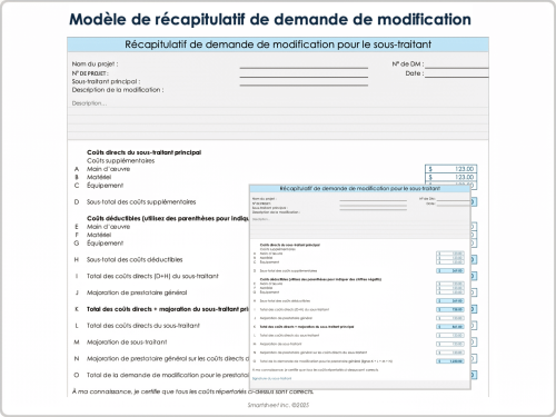 Modèles gratuits de gestion de projets de construction pour Excel