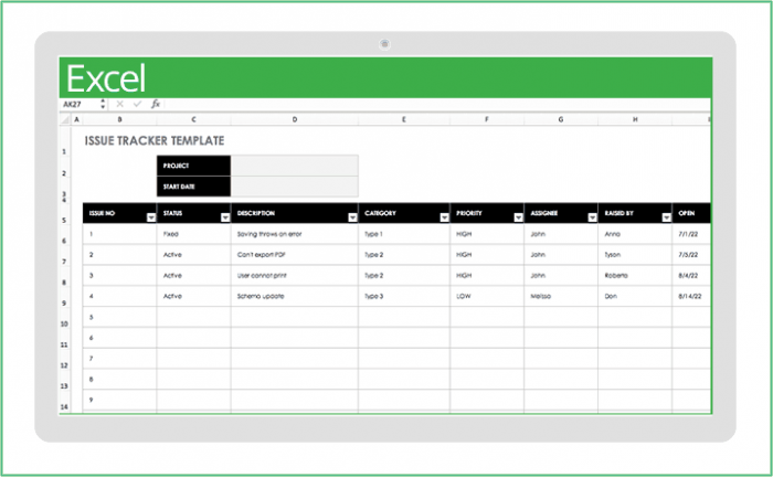 Modèles de gestion de projets Excel gratuits  Smartsheet