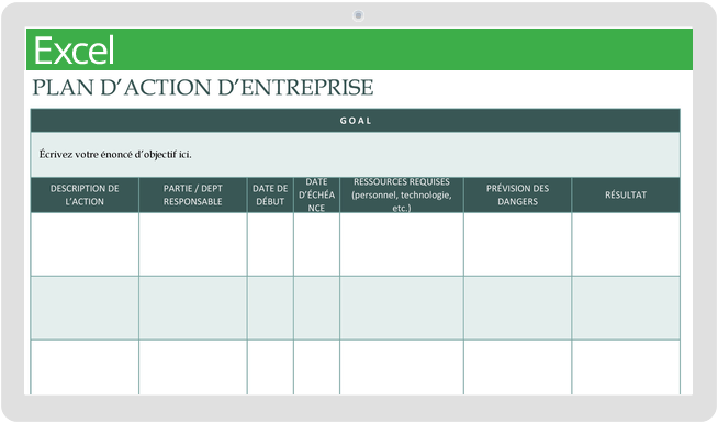 Modèles Gratuits De Plans D’action - Smartsheet