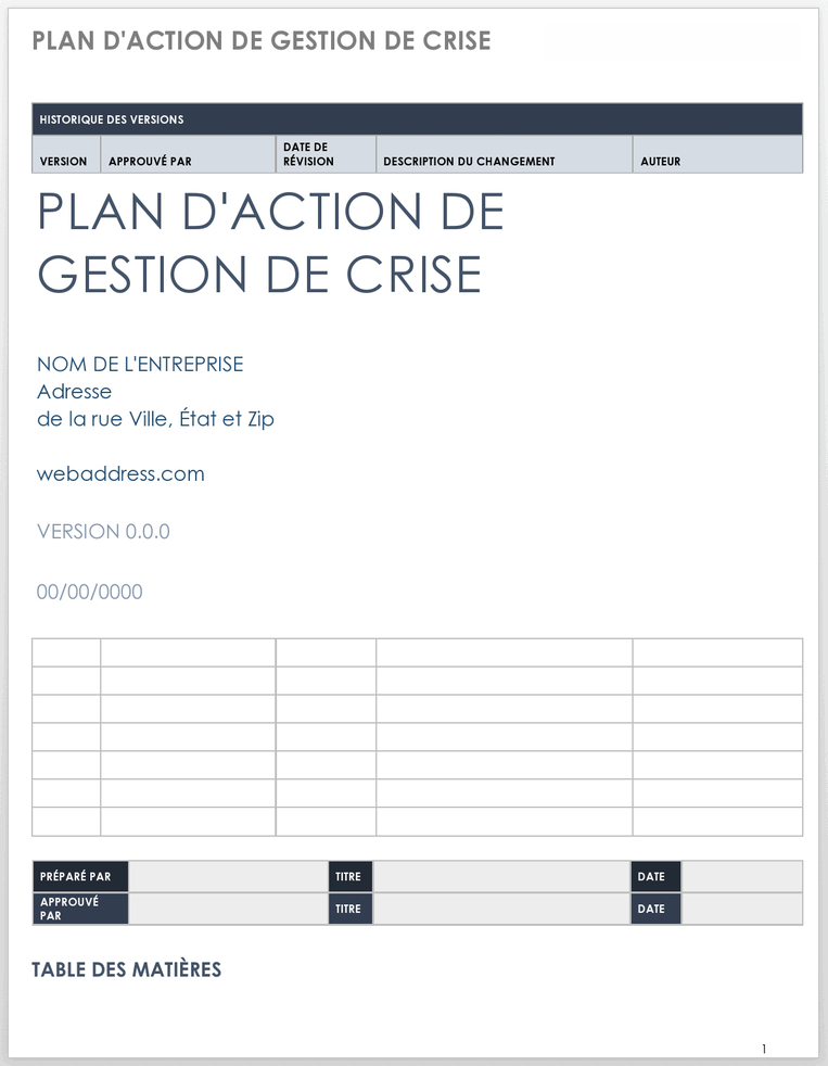 Guide étape Par étape Pour La Rédaction D’un Plan De Gestion De Crise ...