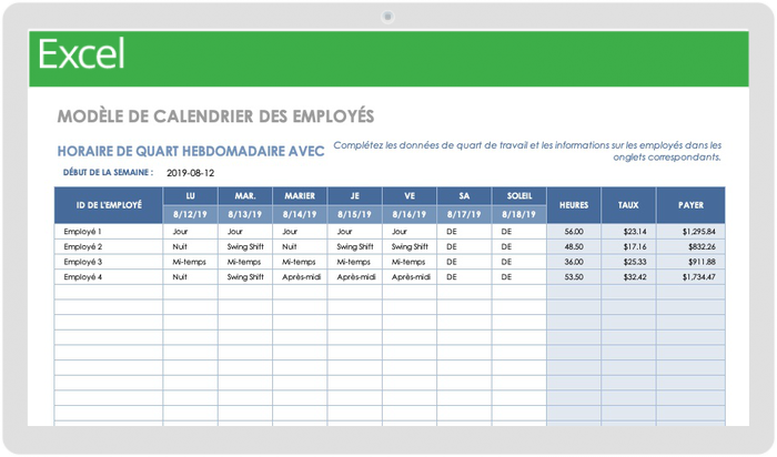 15 modèles de paie gratuits  Smartsheet