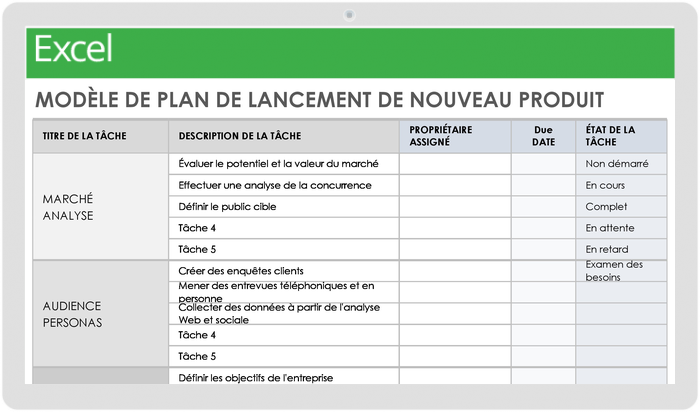 Modèles Gratuits De Plan De Lancement De Produits | Smartsheet