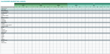  Calendrier marketing annuel